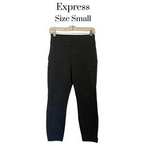 Express Skinny Ankle High Rise Dress Leggings Dark gray Size Small
